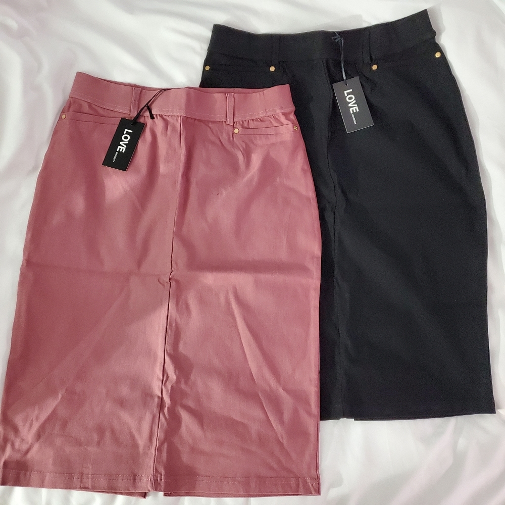 2 pencil skirts